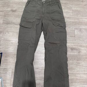 Zara Olive Cargo Pants